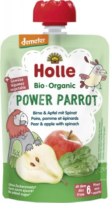 Power Parrot - Birne & Apfel mit Spinat (100gr)
